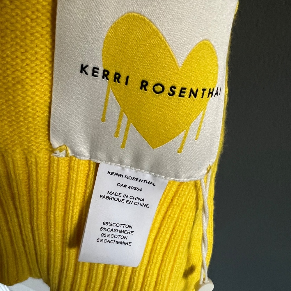 Kerri Rosenthal yellow scarf - Picture 4 of 7